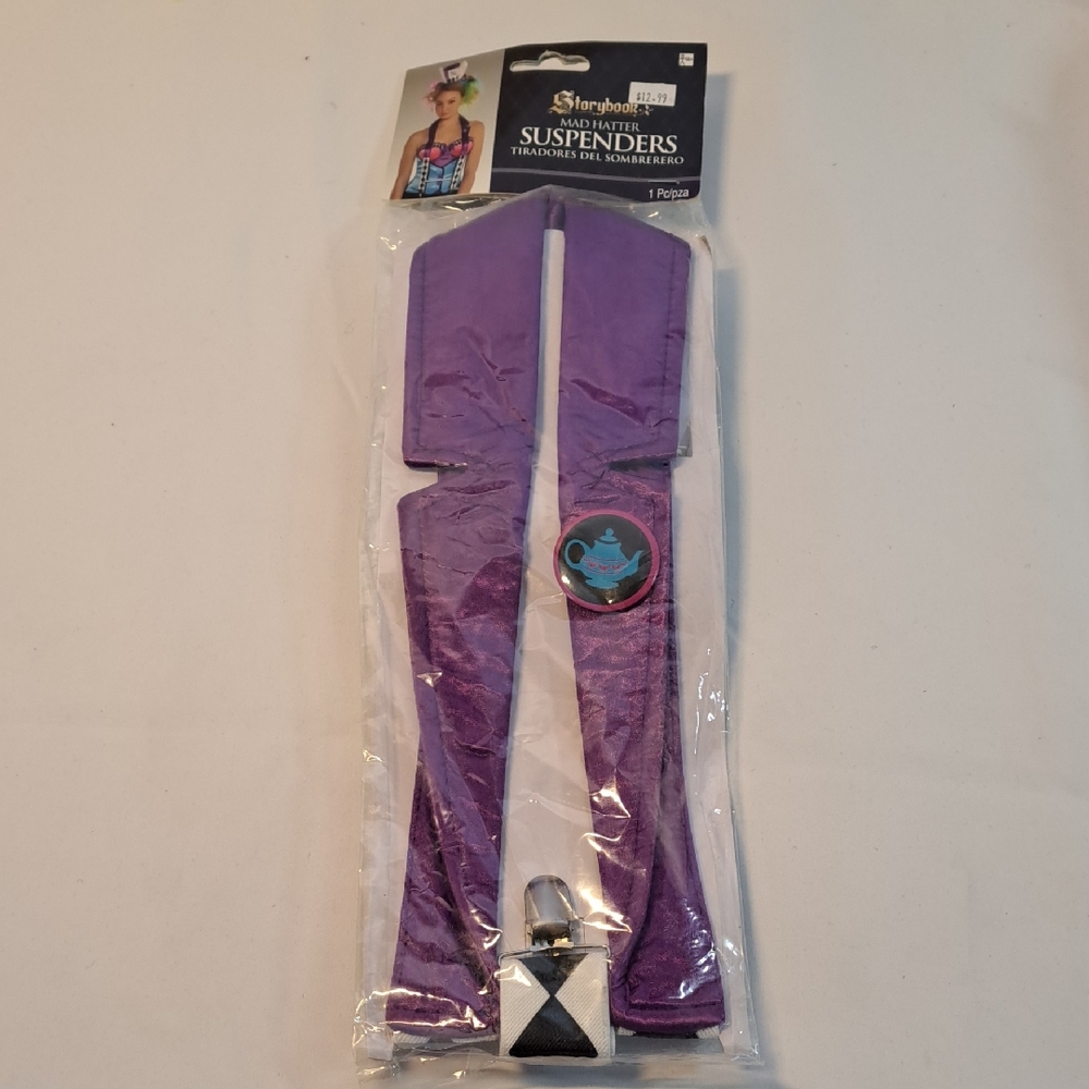 Purple Suspenders for Women